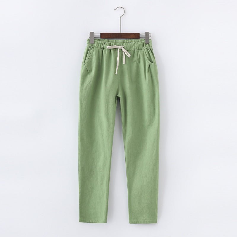Women's Linen Pants - Giovanni Battaglia