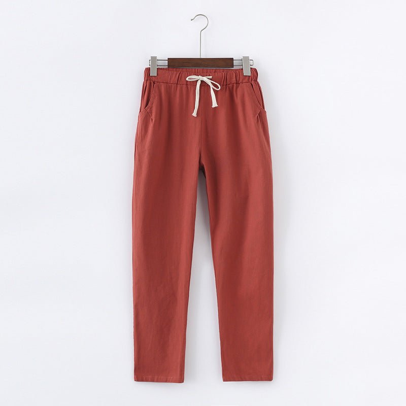 Women's Linen Pants - Giovanni Battaglia