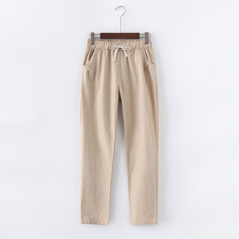 Women's Linen Pants - Giovanni Battaglia