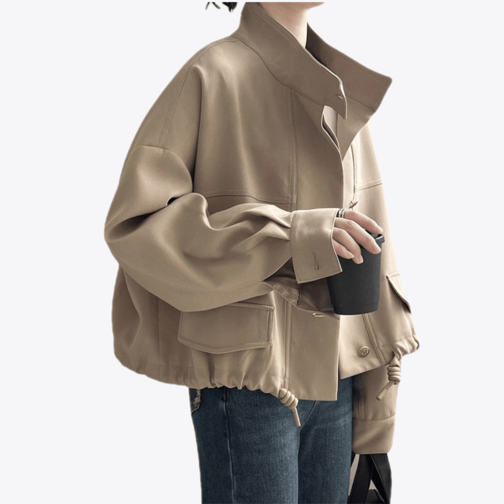 Women's Short Trench Coat - Giovanni Battaglia