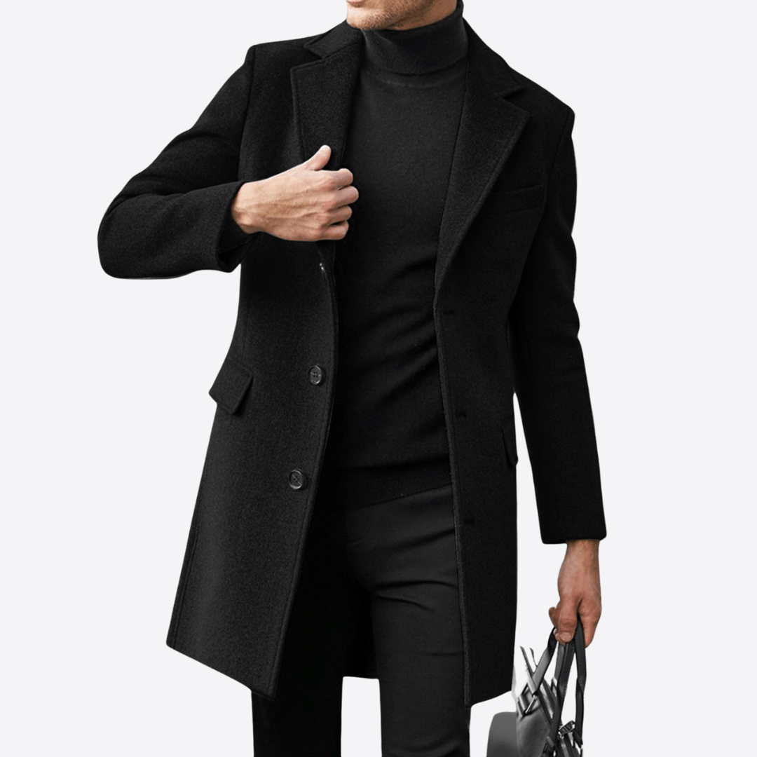 Woolen Trench Coat - Giovanni Battaglia