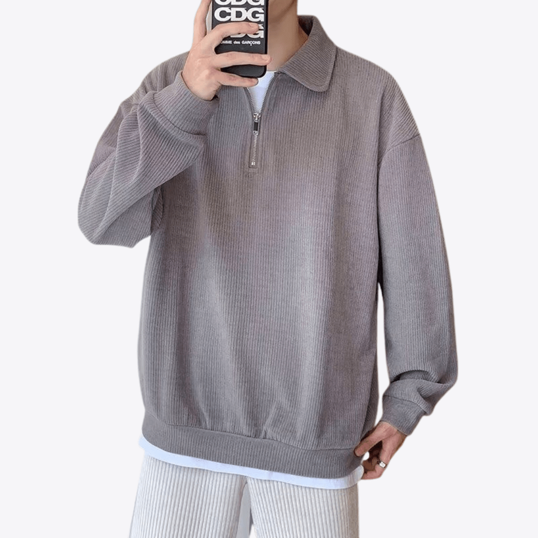 Zipper Top Sweater - Giovanni Battaglia